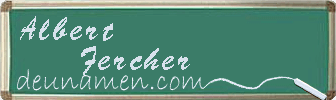 Albert Fercher Visitenkarte